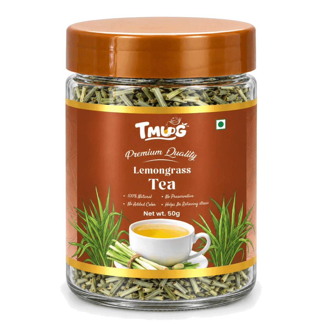 TMUG lemongrass tea 50g jar with dried lemongrass